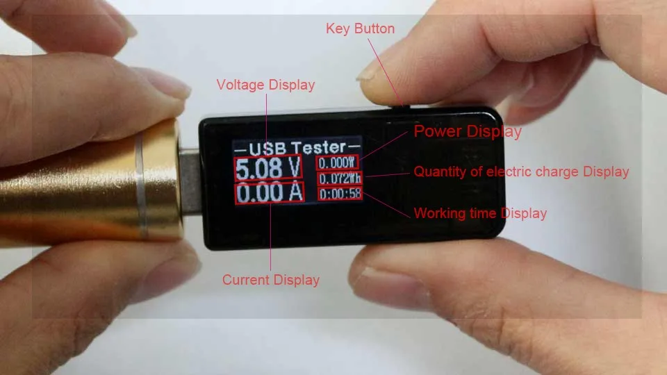8 в 1 USB тестер напряжение батареи детектор тока Мобильная мощность напряжение измеритель тока USB зарядное устройство Доктор DC вольтметр Индикатор