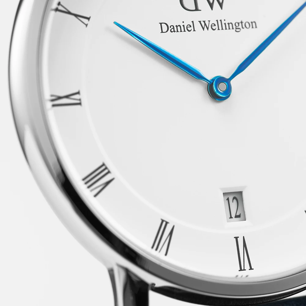 Наручные часы Daniel Wellington Dapper Bristol 34 мм S White + часовой ремешок Sheffield для часов |