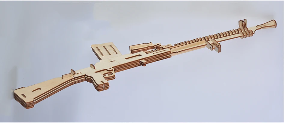 Легкая машина пистолет Масштаб Модель Деревянный 3D diy комплект сборка модель хобби модель инструменты интересные вещи mainan anak terbaru maquette