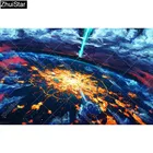 Набор для алмазной вышивки Zhui Star, картина 5D сделай сам с квадратными стразами, источник звезд, вышивка крестиком, стразы, мозаичный Декор lyc