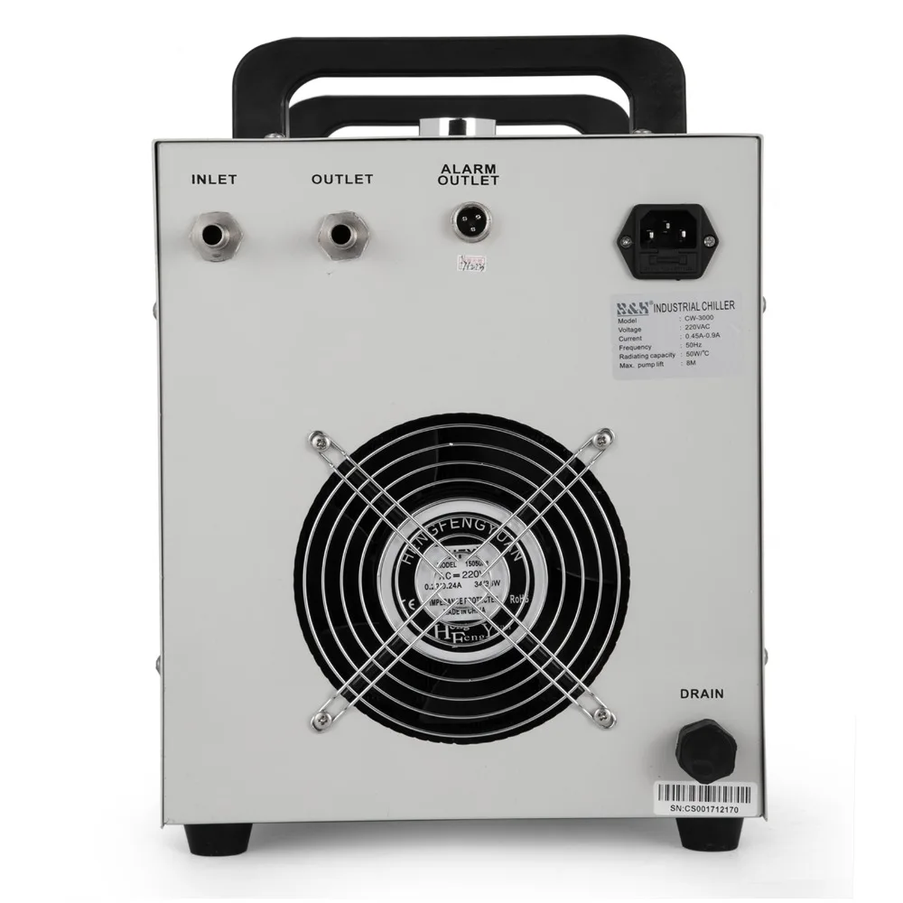 CW 3000 Thermolysis промышленный охладитель воды для ЧПУ/лазерного гравировального