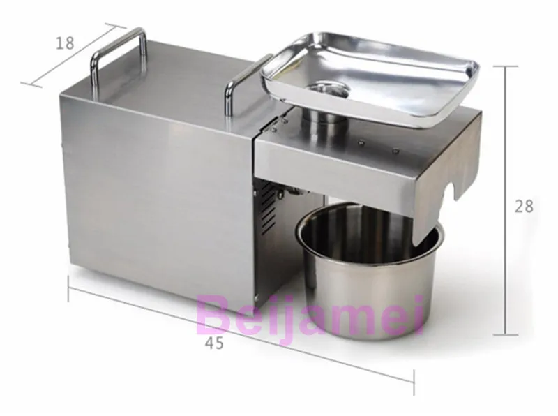 1500W Electric Oil Press Machine Stainless Steel Automatic Extractor Peanut Sesame Cold Maker | Бытовая техника