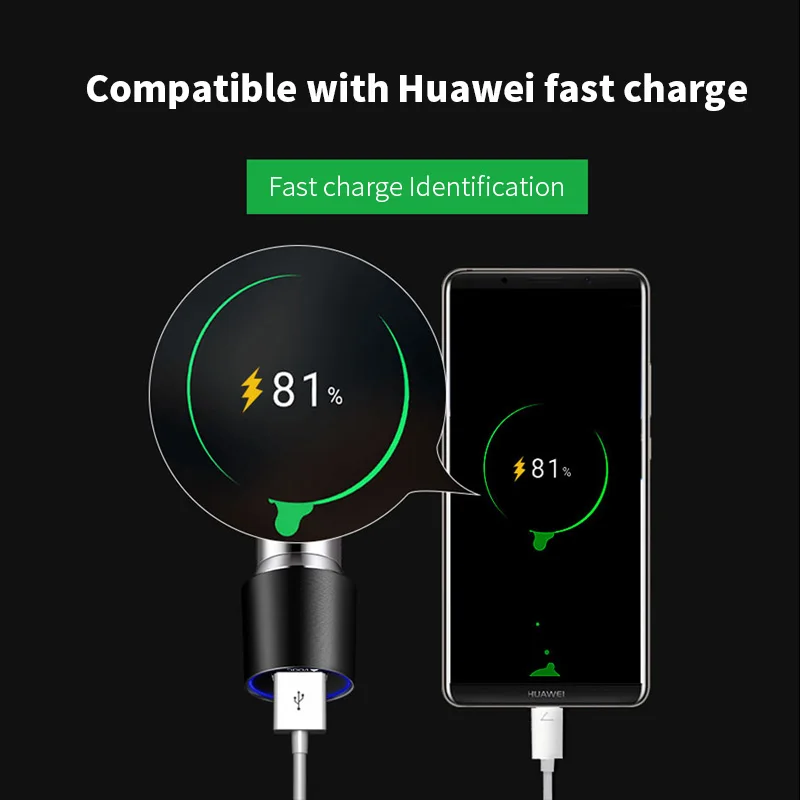 60 Вт автомобильное быстрое зарядное устройство USB Type-C PD для Oppo VOOC QC 3 0 телефона |