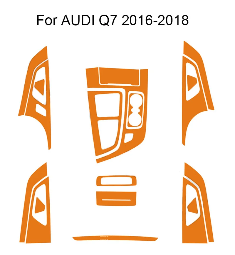 SUNFADA 3D 4D 5D виниловые наклейки из углеродного волокна для AUDI Q7 4M 2016 2019 украшение