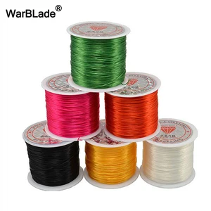 Прозрачный эластичный шнур для украшений сделай сам, 50 м, 0,5 мм