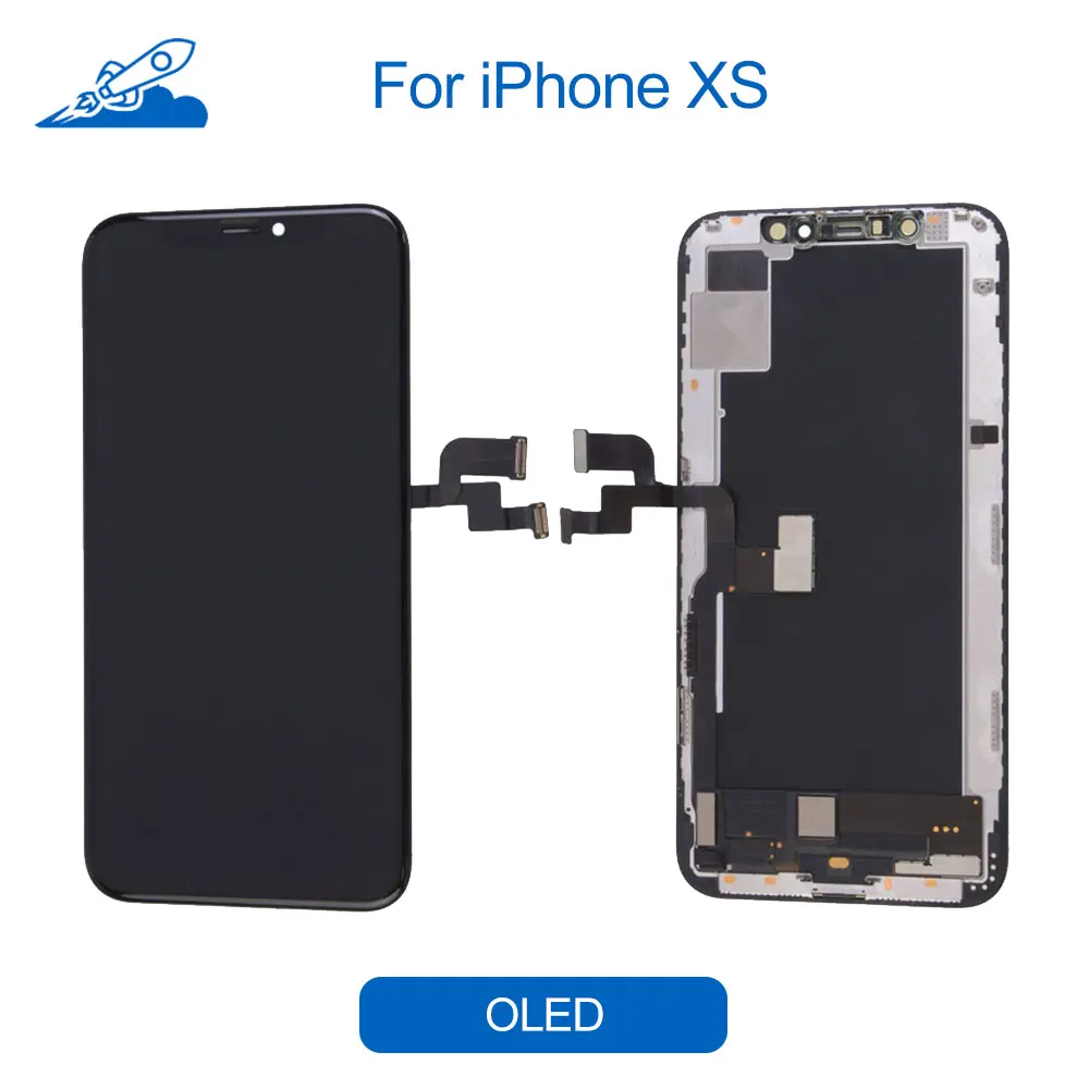 Elekworld тест класс для iPhone X XS XR XS Max TFT AMOLED OEM ЖК-дисплей сенсорный экран дигитайзер замена сборка протектор - Цвет: For XS  OLED
