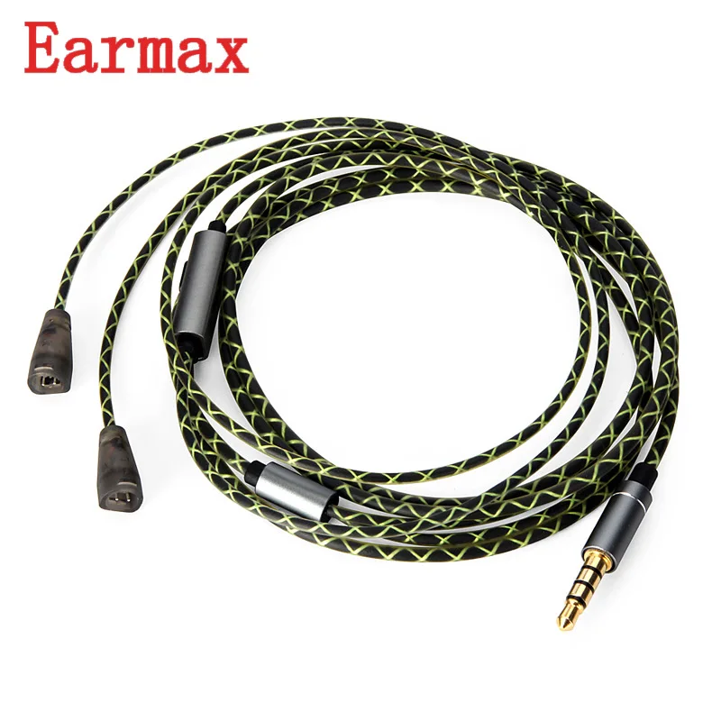 Earmax 3 5 мм для наушников кабель Sennheiser ie80 ie8i ie8 обновления провод 5N OFC аудио кабели 120