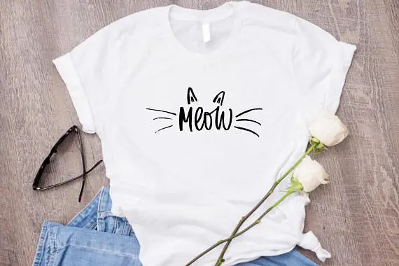 Милые рубашки Skuggnas с изображением кошки рубашка любовника сумасшедшей женская