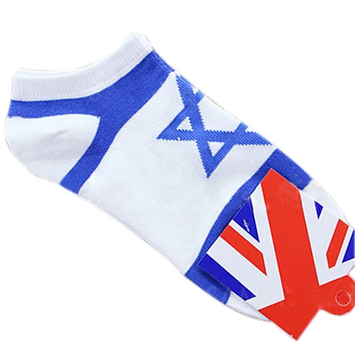 MYTL пара стильных носков с рисунком флага Израиля для мужчин|sock bar|flag bowflag stamp |