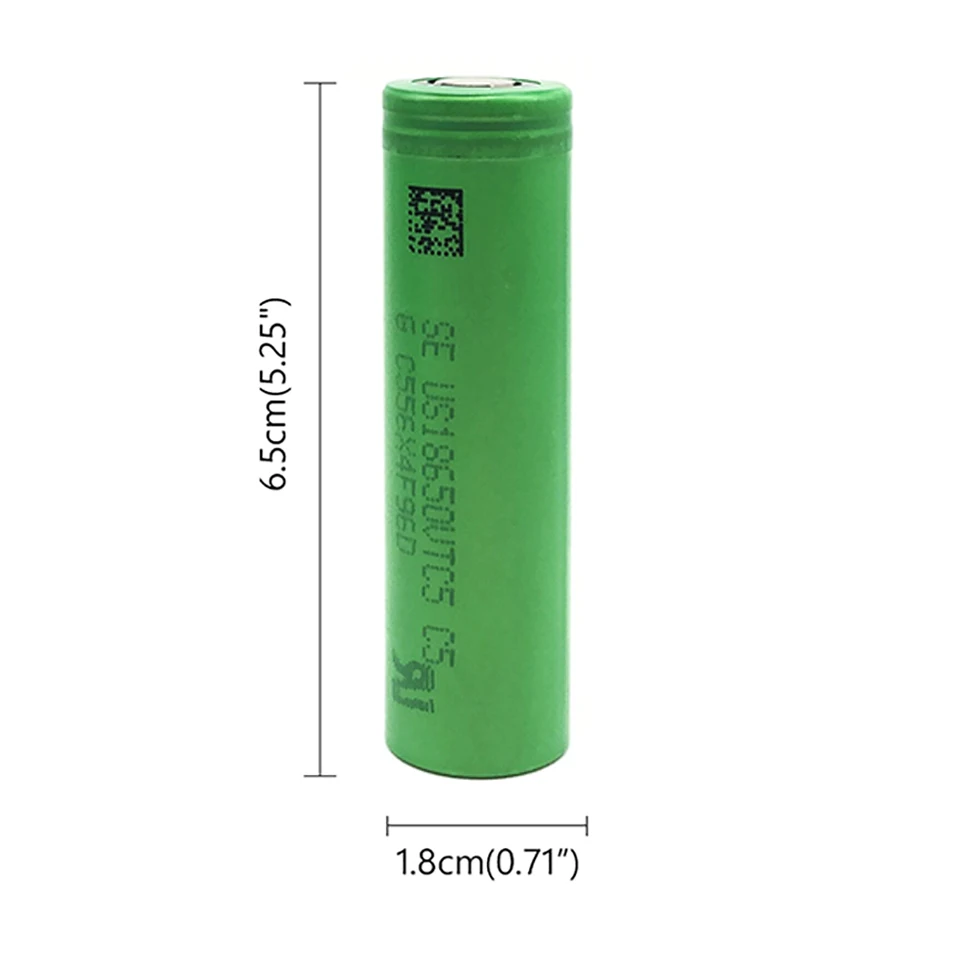4 шт. 100% Оригинальная 18650 аккумуляторная батарея VTC5 2600mAh 3 7 V непрерывный разряд 30A