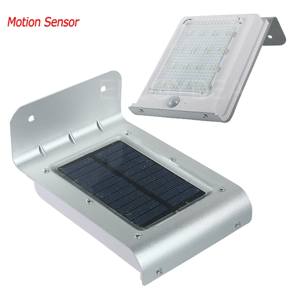 

LED Solar Light 16 LED 3528SMD Waterproof Solar Power Sense Lamp Outdoor Garden Light Sound Sense/ Motion Sense / Sound + Motion