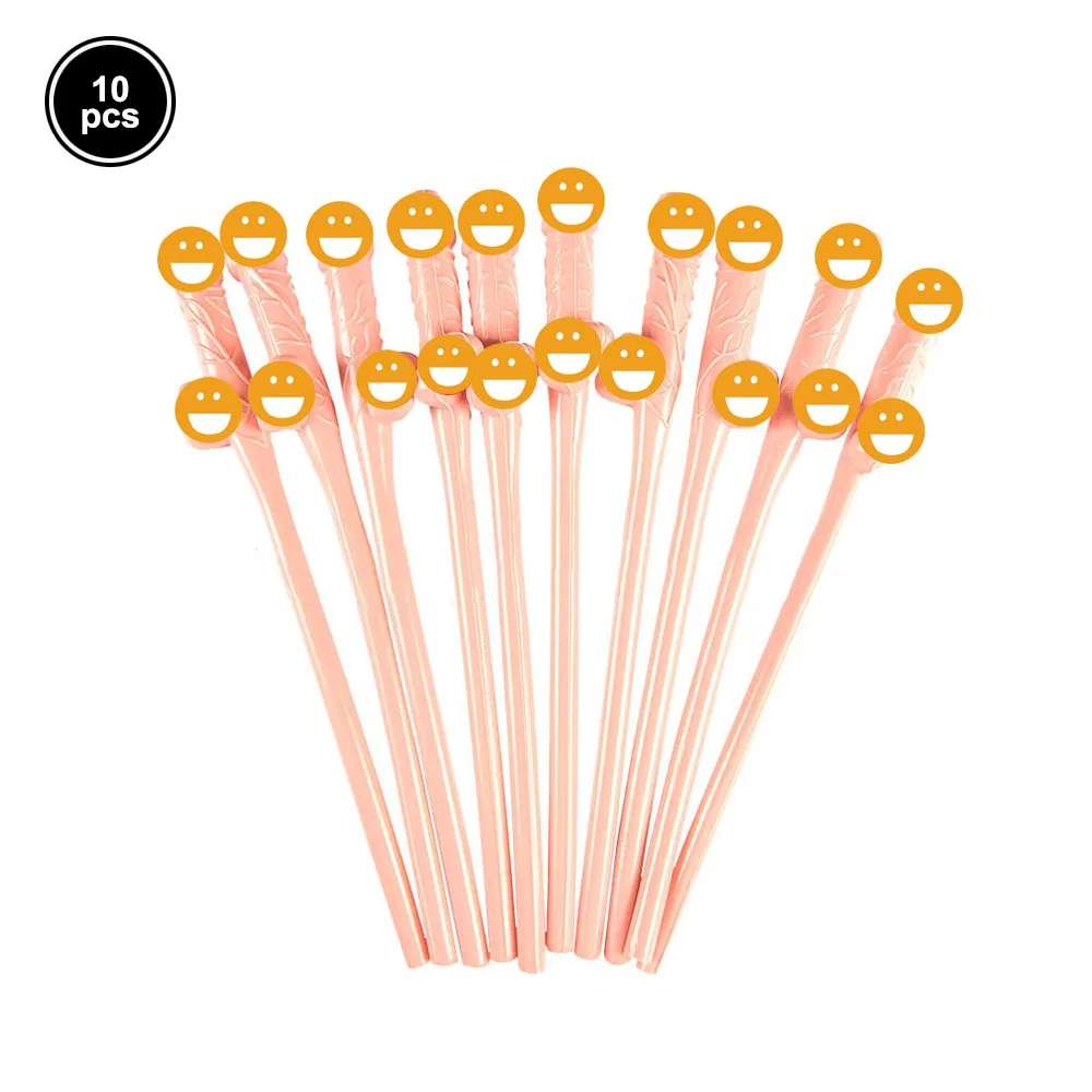 10pcs straw 6 шт. принадлежности для вечеринки-девичника, свисток для пениса, новинка, сексуальный свисток, свадебные, девичьи, вечерние, для невесты - Цвет: 10pcs straw