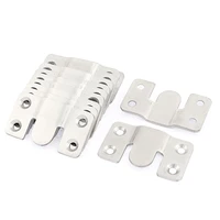 uxcell 10 pcslot stainless steel sofa photo frame interlock bracket 4mm hole dia joint connector hanging hook silver tone