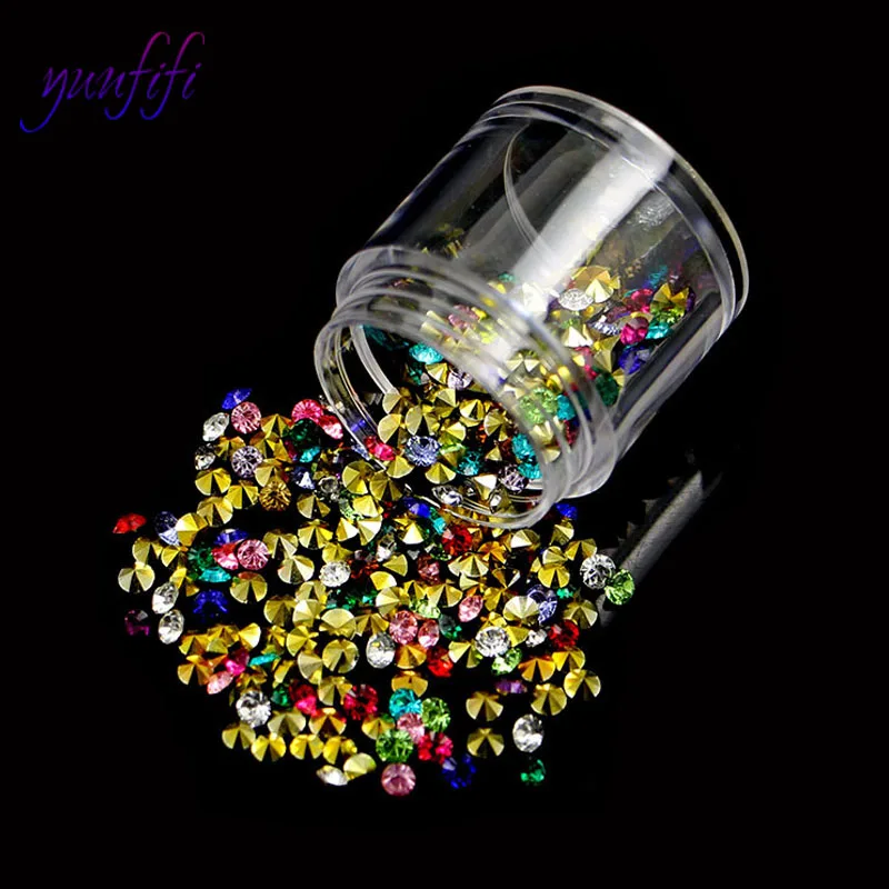 

Mixing Tip Resin Nail Rhinestones For Nail Art Mobile Phone Beauty DIY Diamond Painting Jewelry Decorative