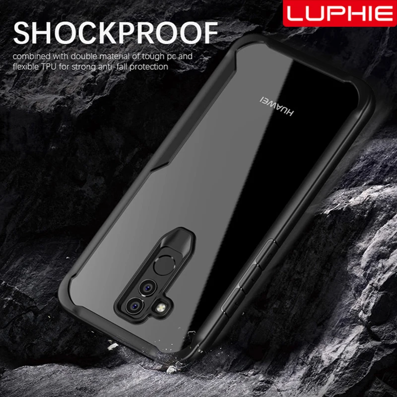 LUPHIE противоударный защитный чехол для Huawei Mate 20 Pro Lite Прозрачный Nova 3 3i Силиконовые