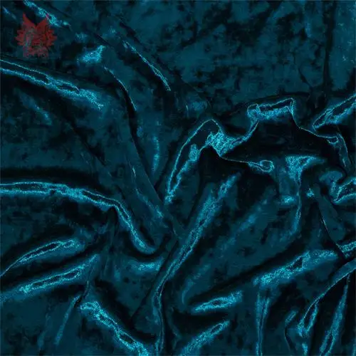 Peacock blue Корейский стиль, разноцветная однотонная велюровая ткань, бархатная эластичная ткань, трикотажная одежда для зимнего и осеннего платья, tissu stoffen SP5627 - Цвет: Peacock blue