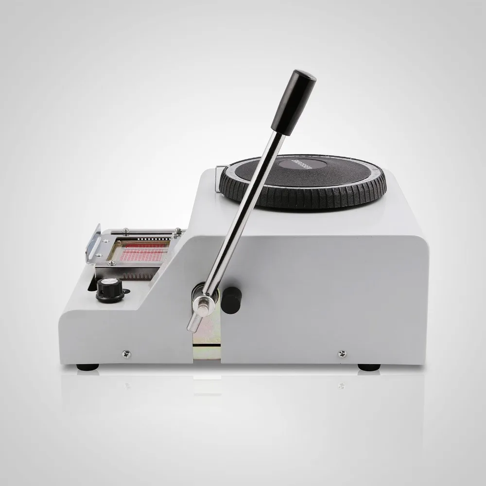 ЕС Бесплатная доставка Embosser 72 символ карты тиснение машина для Подарочная