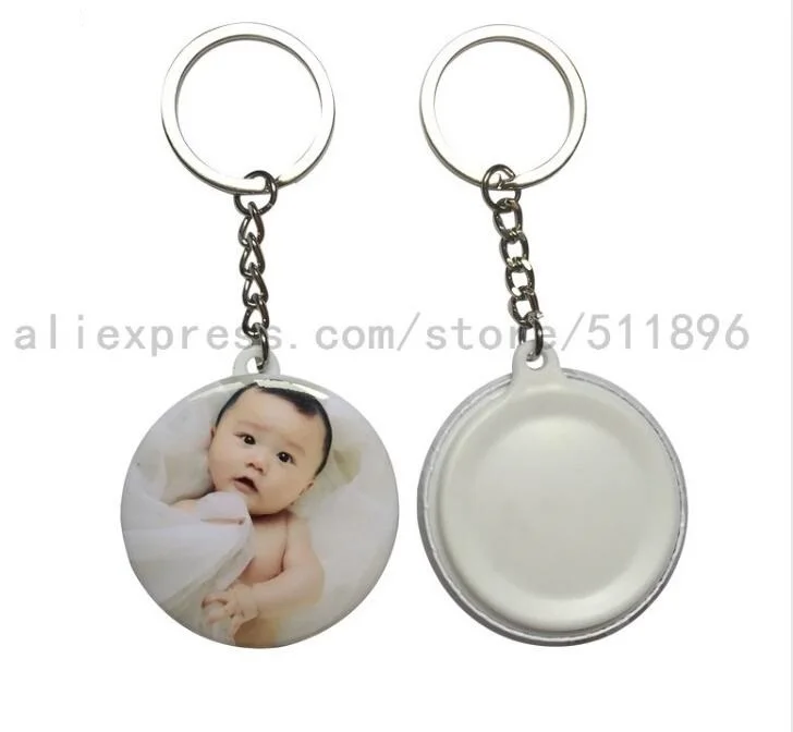 

500sets 44mm Blank Link Keychain Button Material