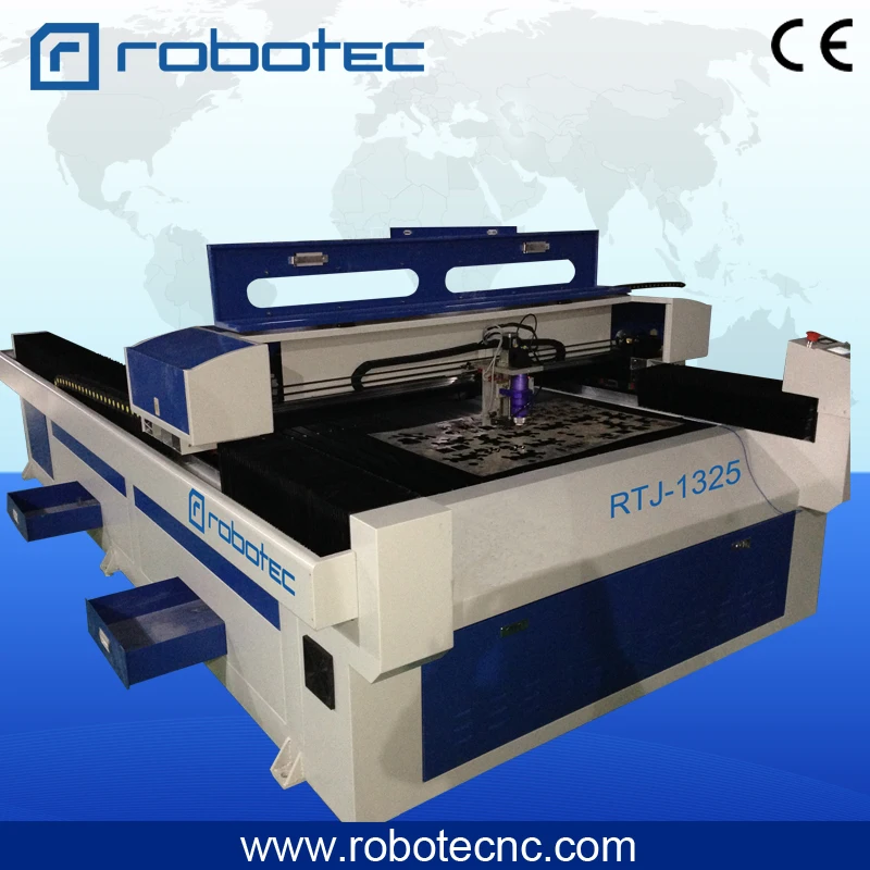 Robotec 280 Вт металлическая Рабочая машина 2-3 мм из нержавеющей стали co2 станок для