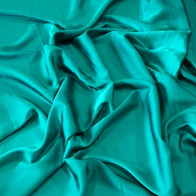 Имитация шелковой ткани непрерывный крой 34 Цвета атласная ткань для свадьбы DIY