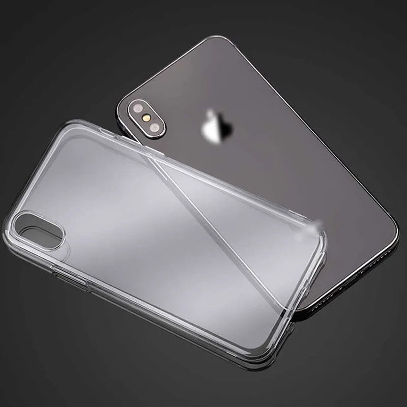 

TPU Case for iPhone X XR Xs Max Ultra Thin Soft Transparent Back Cover Mobile Phone Protective Case for iPhone Xs max Fundas
