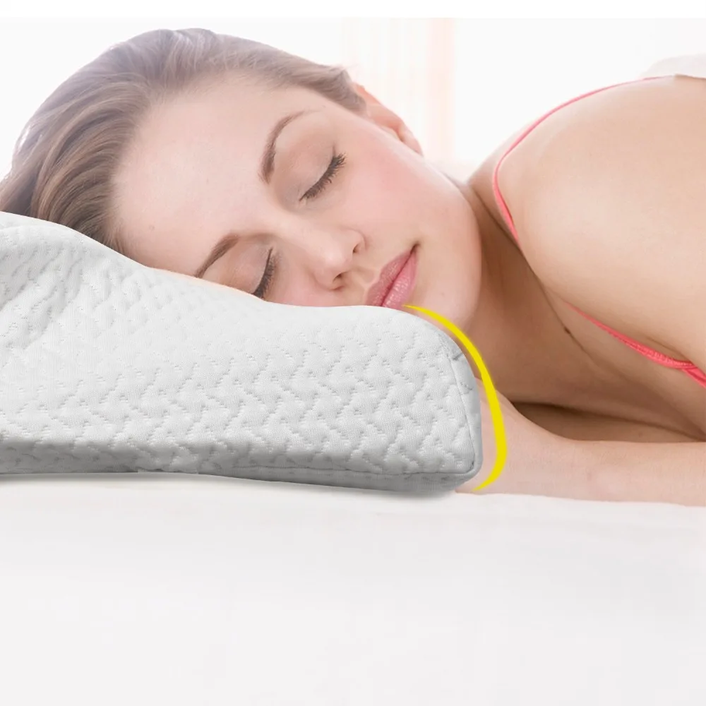CPAP Подушка контурная подушка для защиты от храпа пены памяти контурная конструкция уменьшает давление маски для лица и утечки воздуха CPAP поставки