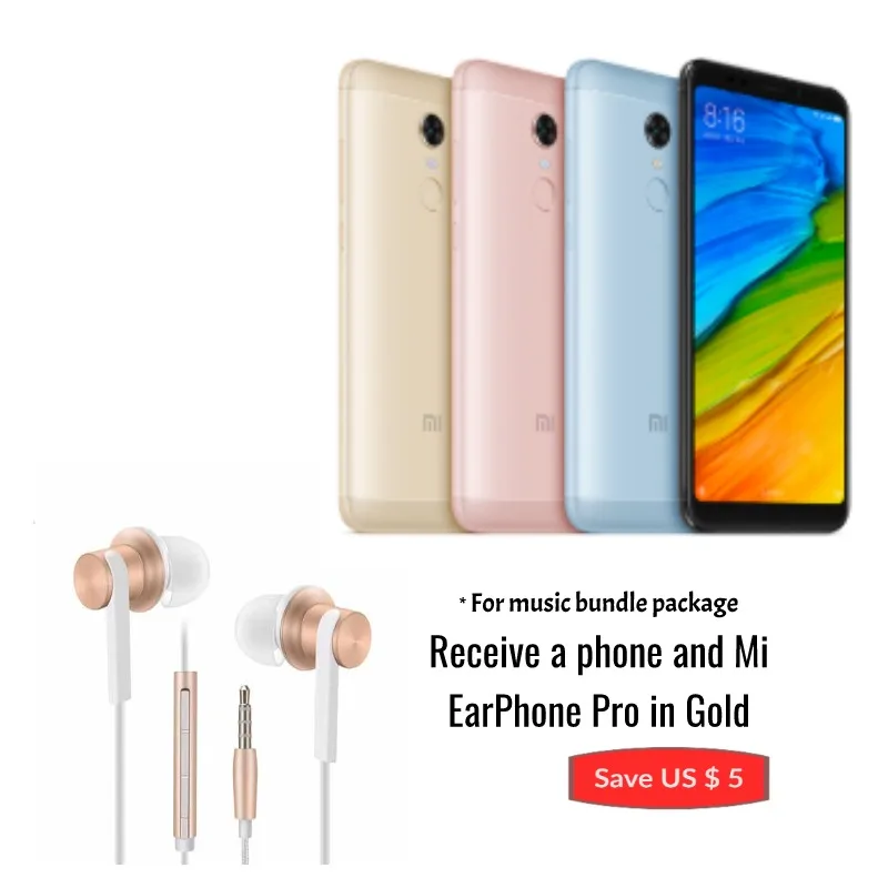 Глобальная версия Xiaomi Redmi Note 5 64 ГБ Встроенная память 4 ( новый комплект и