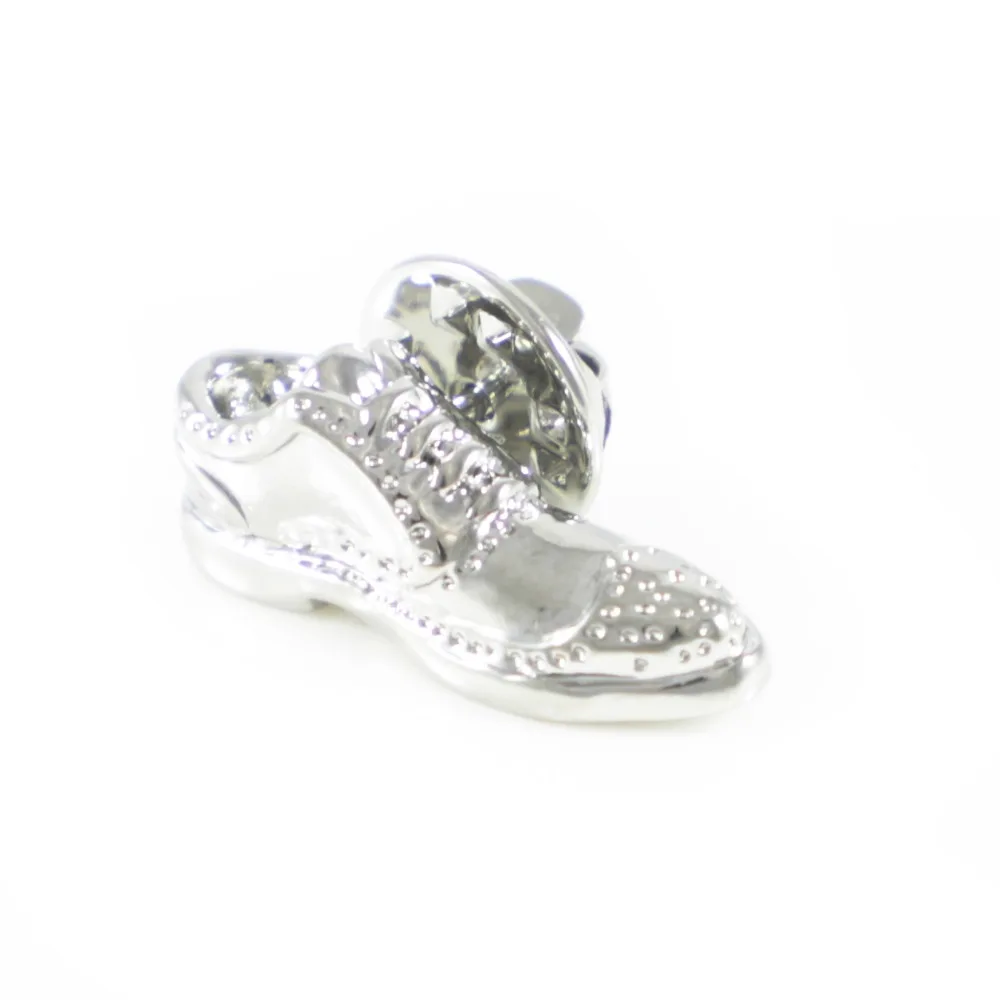 Фото Броги серебряного цвета с отворотом для обуви костюм булавки праздника подарки