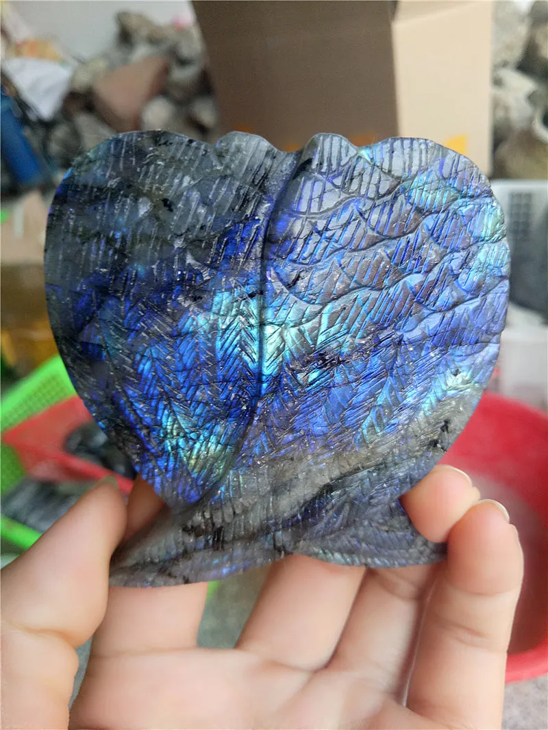 1 шт. крылья ангела из натурального Лабрадорита 6 см|wing wing|wings angelwings crystal |