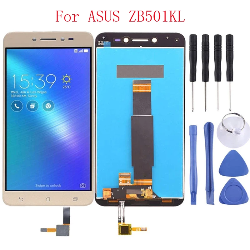 Для Asus ZenFone Live/ZB501KL A007 ЖК экран + сенсорная панель дигитайзер в сборе|Экраны для