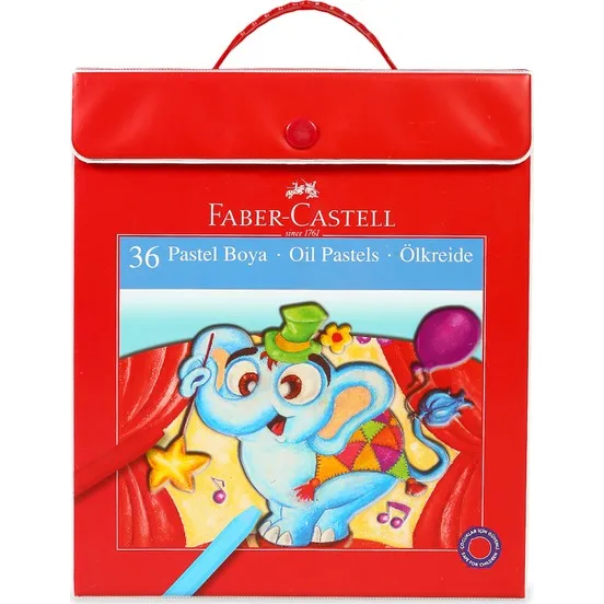 Оригинальный Faber-Castell с пластиковой сумкой карандаш 36 цветов масляная пастель