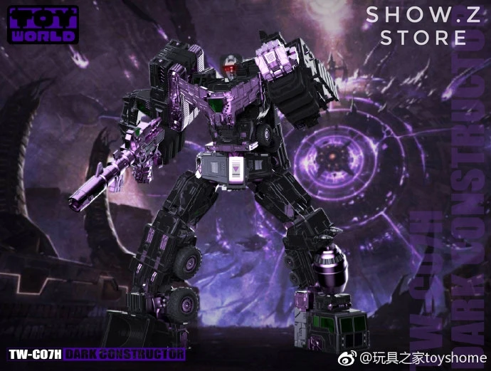 [Show. Z Store] Toyworld TW TWC07H TW-C07H Темный конструктор Devastator черная версия набор из 6 трансформаций фигурки