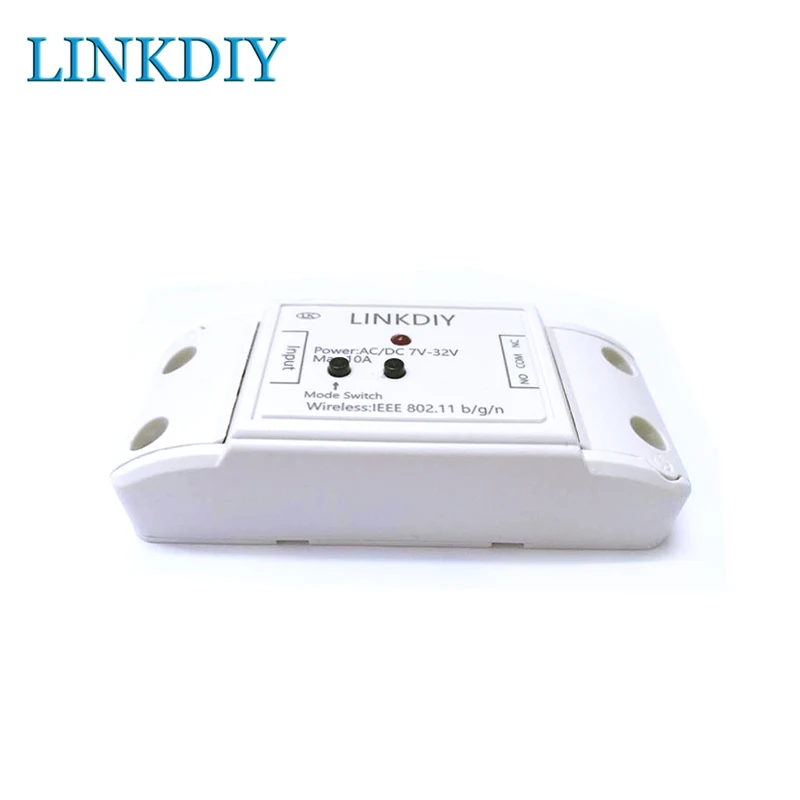 linkdiy wifi smart switch 1 Channel Self-locking Wireless Relay Module for home Automation dc 7v 12v 24v 32v 10A | Электроника