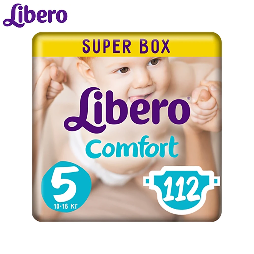 Подгузники Libero Comfort Size 5 (10 16кг) 112 шт.|Одноразовые подгузники| - Цена: 2 434,08 руб.