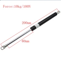 free shipping 200mm central distance 60 mm stroke pneumatic auto gas spring lift prop gas spring damper
