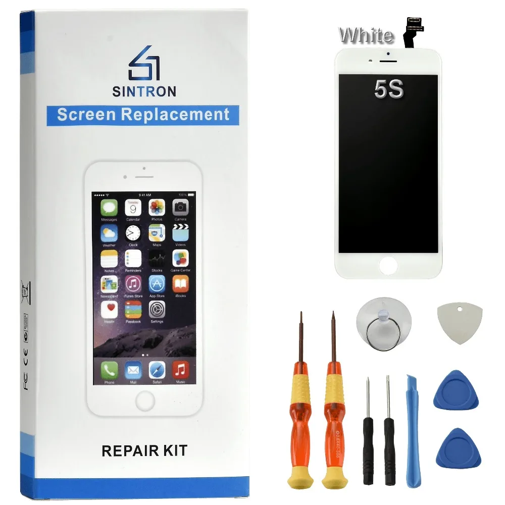 Запасная белая панель для iPhone ЖК дисплей Sintron OEM с сенсорным экраном и