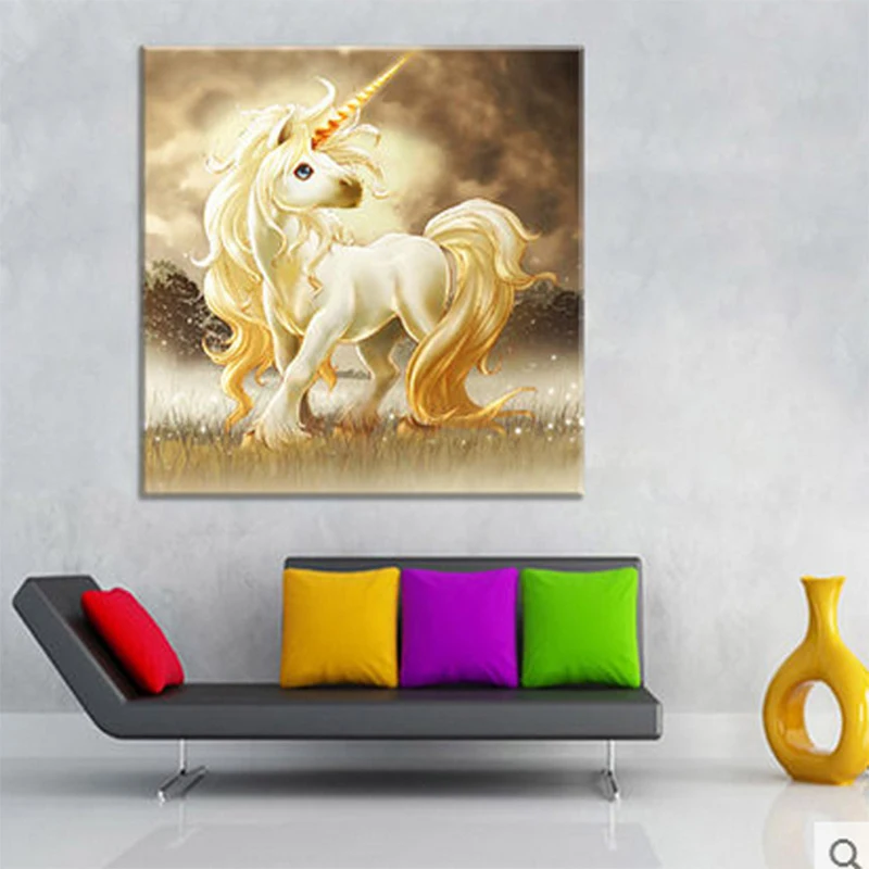 5D DIY Full Special Diamond Painting Unicorn Cross Stitch 3D Handmade Gift Embroidery Mosaic Rhinestones Home Decor | Дом и сад