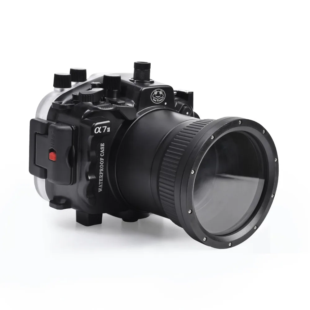 Водонепроницаемый чехол Seafrogs для Sony A7M2 A7R2 A7S2 A7 II A7R A7S подводной съемки с ручкой