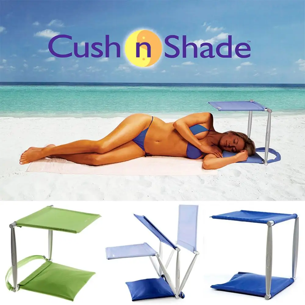 

Lightweight Portable Beach, Swimingpool and Outdoor Sunshade Providing Cush N Shade UV,UVA,UVB Sun Protect Sunbed Awning