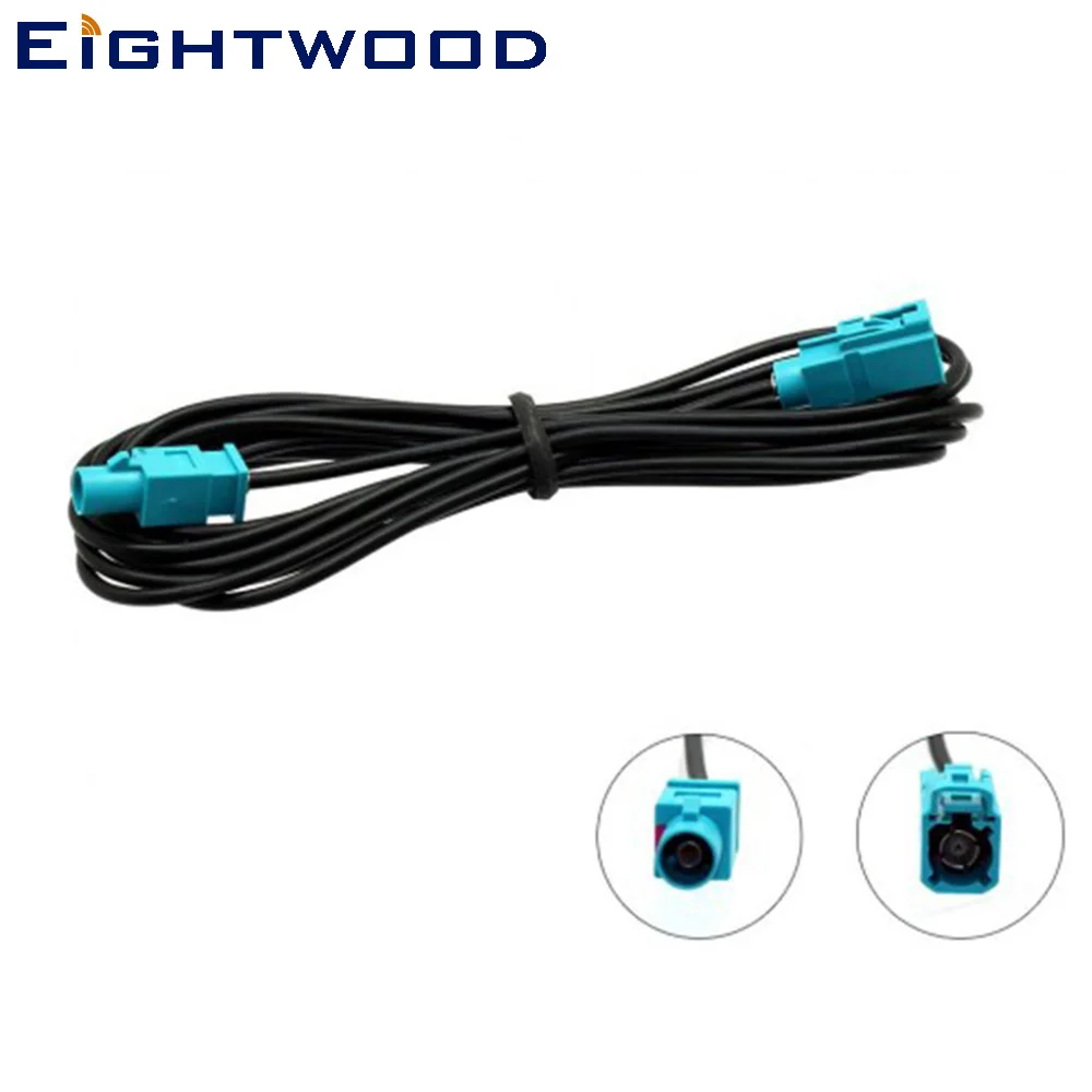 Eightwwood автомобильный DAB радио gps спутниковое радио воздушный свинцовый Удлинительный кабель жила 5 м Fakra мужчин и женщин для Pioneer JVC sony Автомагнитола