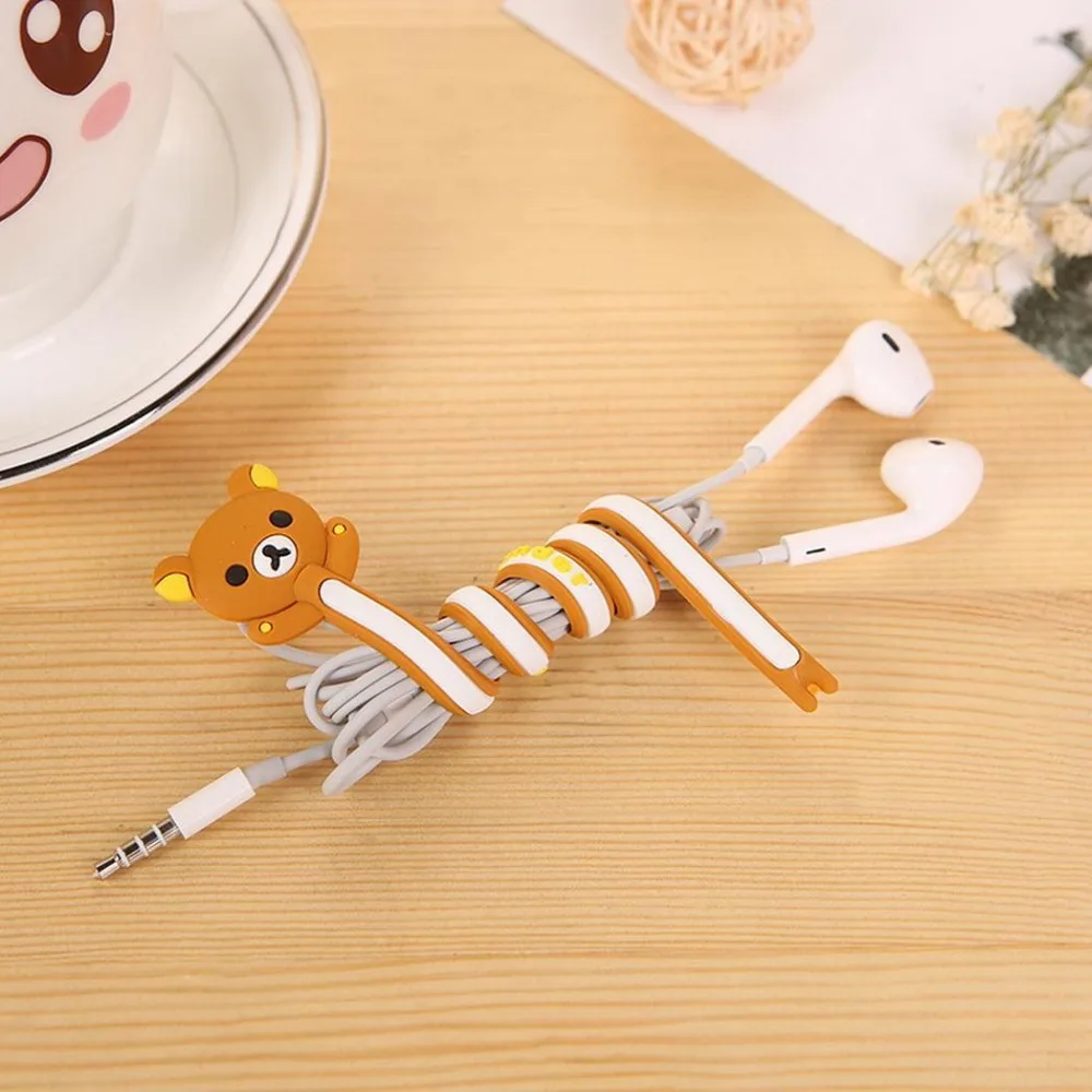 24 см защита для намотки кабеля новая провода милый рисунок с животными из