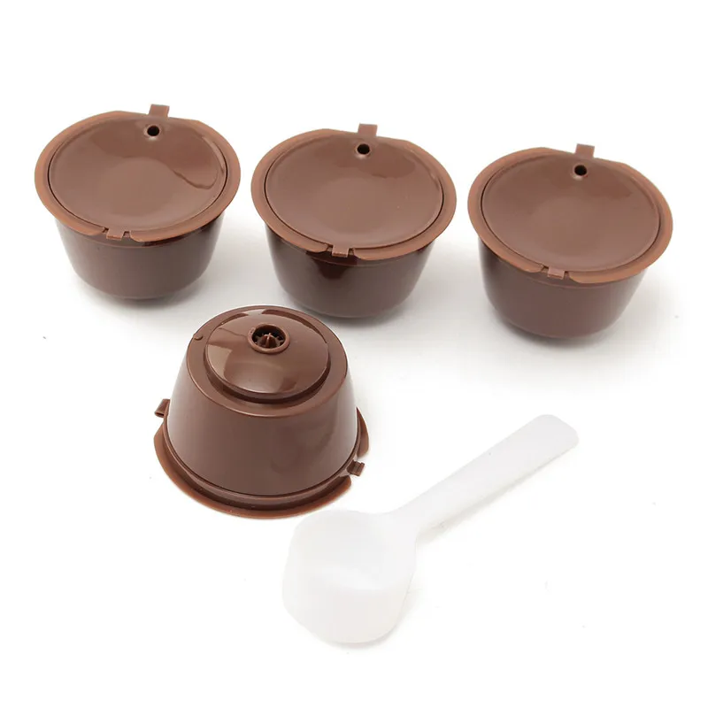 4 шт./компл. Nescafe густо многоразового Кофе капсулы чашки Plsatic многоразовые combinacapsule