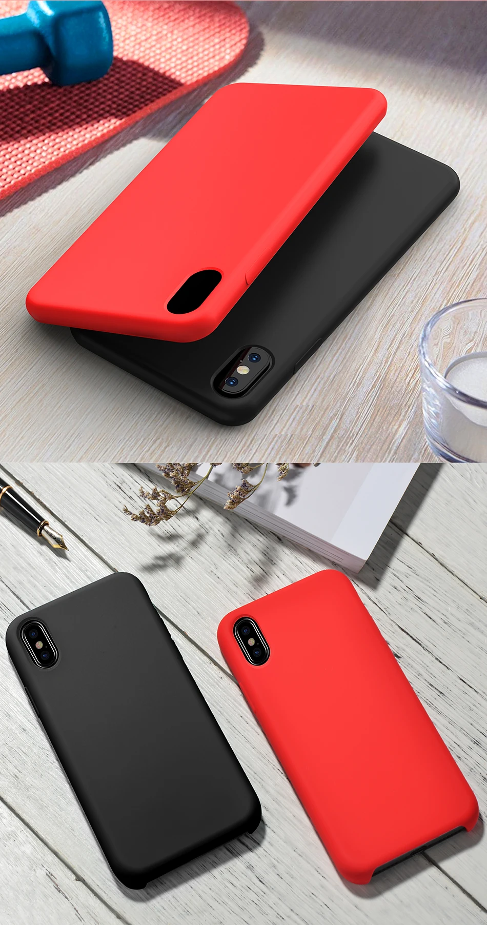 Жидкий силиконовый чехол HOCO для iPhone 11 Pro Max X XS Max XR, ультра тонкая задняя крышка, стильный премиум класса, роскошный бизнес