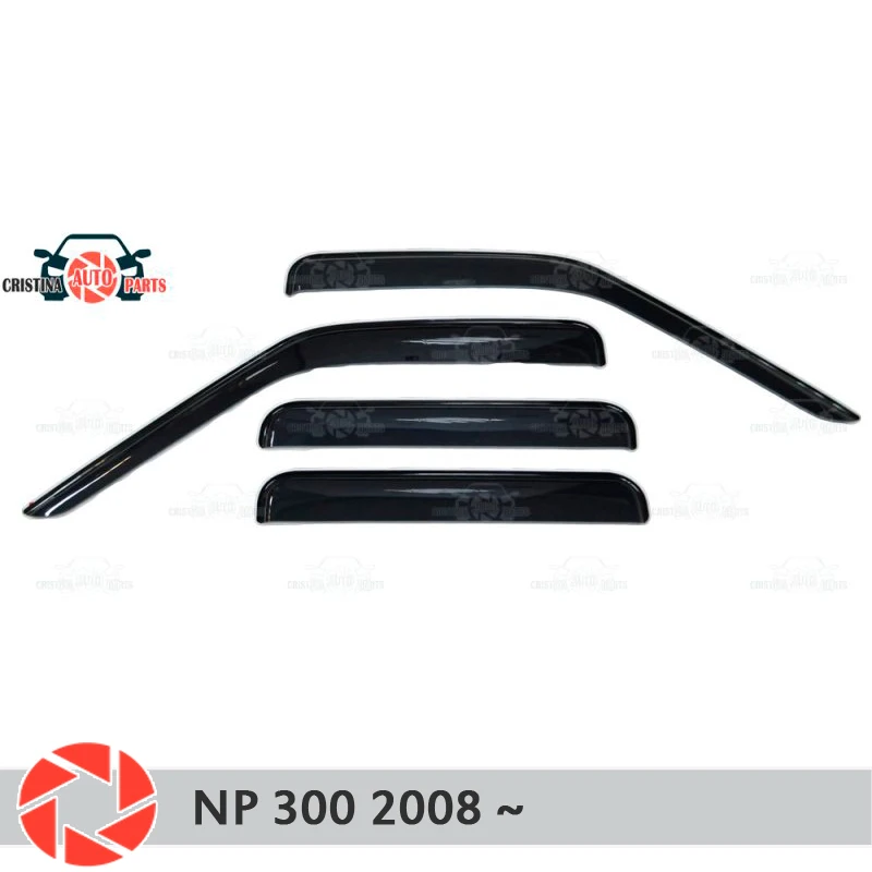 Оконный ДЕФЛЕКТОР ДЛЯ Nissan NP 300 2008 дождевой дефлектор защита от грязи Стайлинг