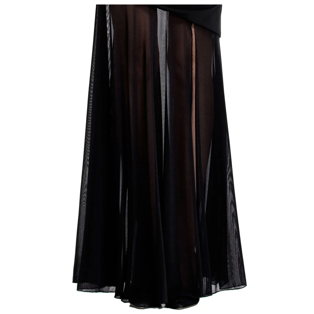 Женское вечернее платье Angel fashions черное Плиссированное модель 426|Вечерние платья|