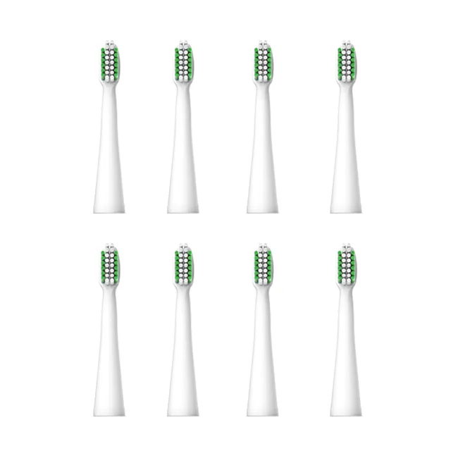 8 Toothbrush heads Lansung A39Plus Беспроводная Индуктивная электрическая зубная щетка перезаряжаемая ультразвуковая зубная щетка es электрическая зубная щетка гигиена полости рта - Цвет: 8 Toothbrush heads