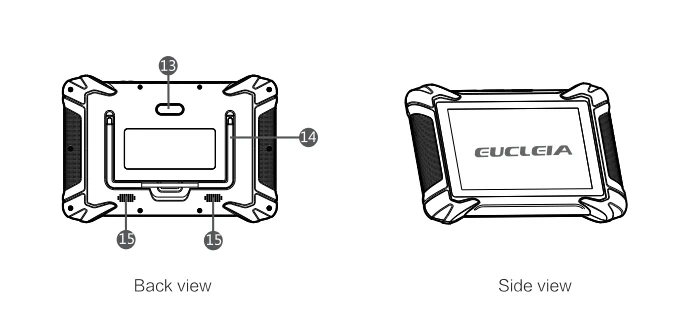 EUCLEIA TabScan S8 Автомобильная интеллектуальная Двухрежимная диагностическая система