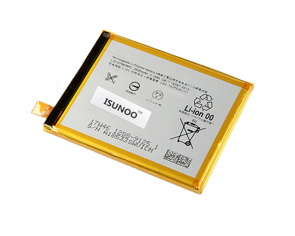 ISUNOO 10 шт./лот 2930 мАч LIS1579ERPC батарея для Sony Xperia C5 Ultra E5506 E5533 E5563 E5553