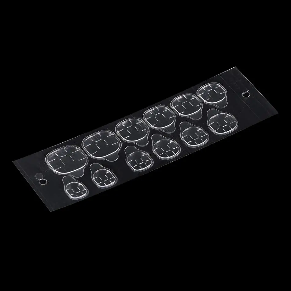 50 листов двухсторонний клей-наклейка клейкая лента прозрачный клей для ногтей