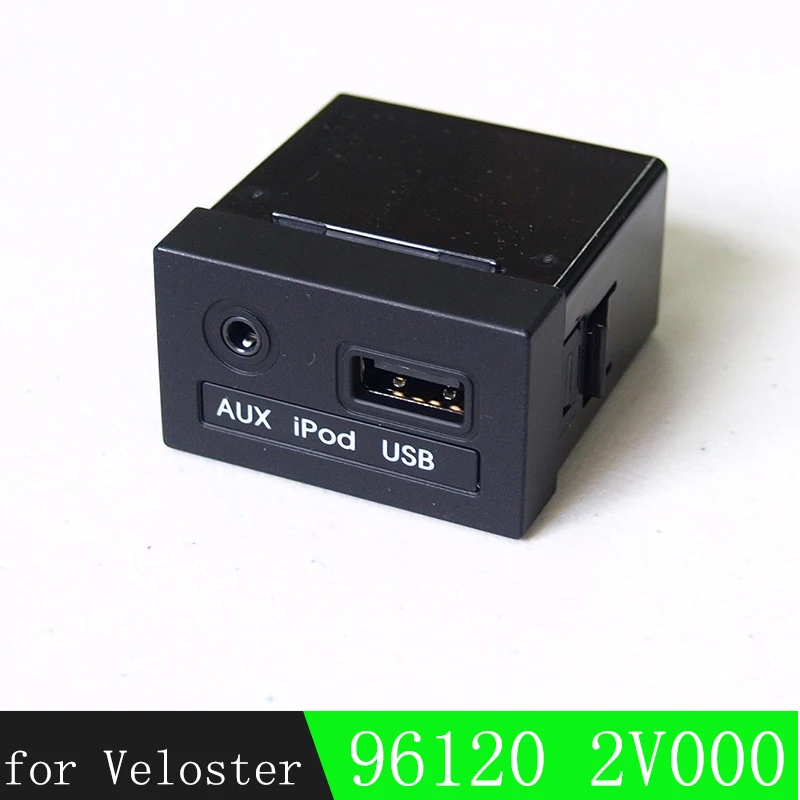 Для Veloster 2012-2017 дополнительный разъем USB IPOD AUX Jack Assembley OEM 961202V000 961202V500 | Автомобили и